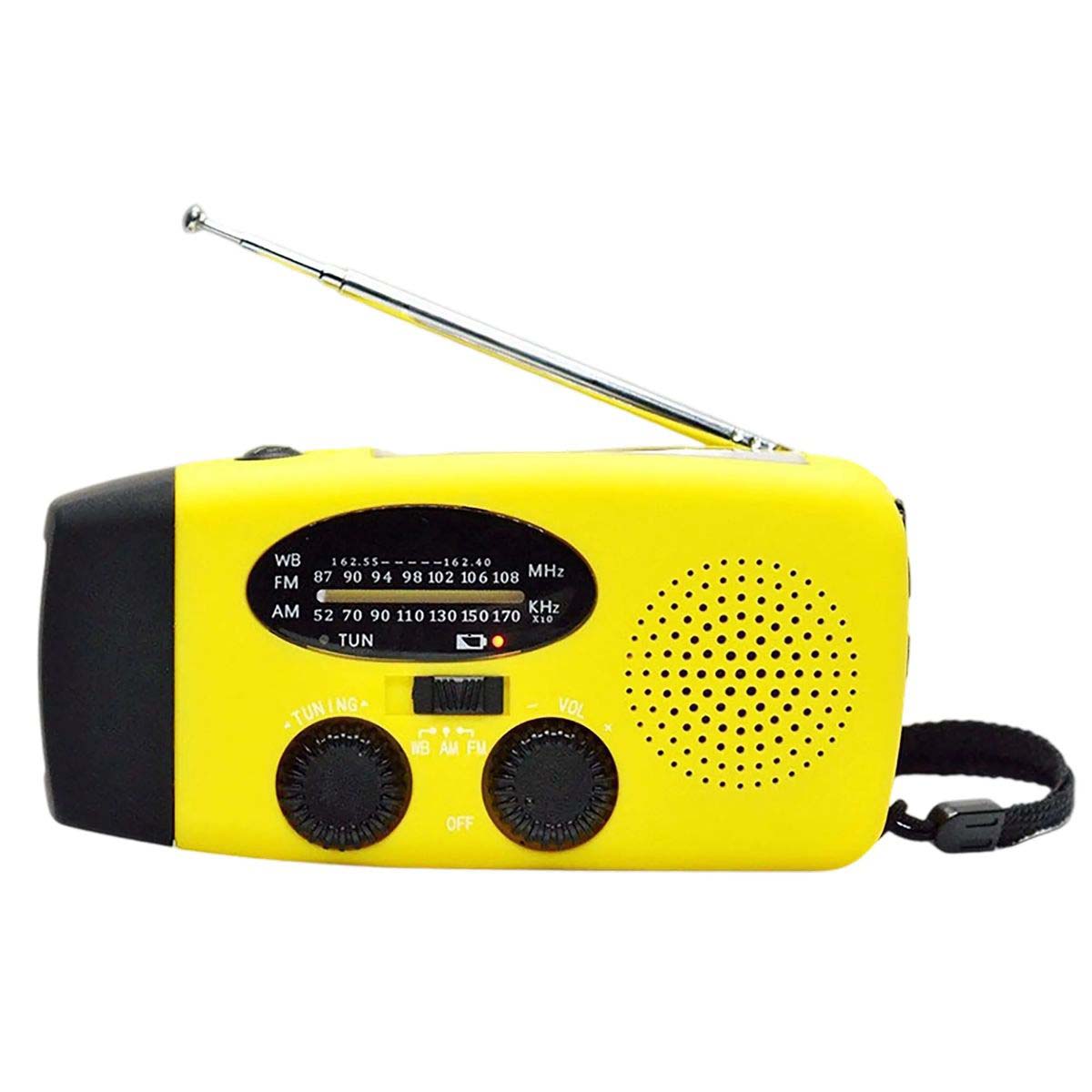 Solar and Hand Crank Emergency Radio with Flashlight 7