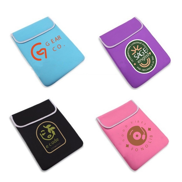 Full Sublimation Laptop Sleeve with Hook-and-Loop Fastener - 4
