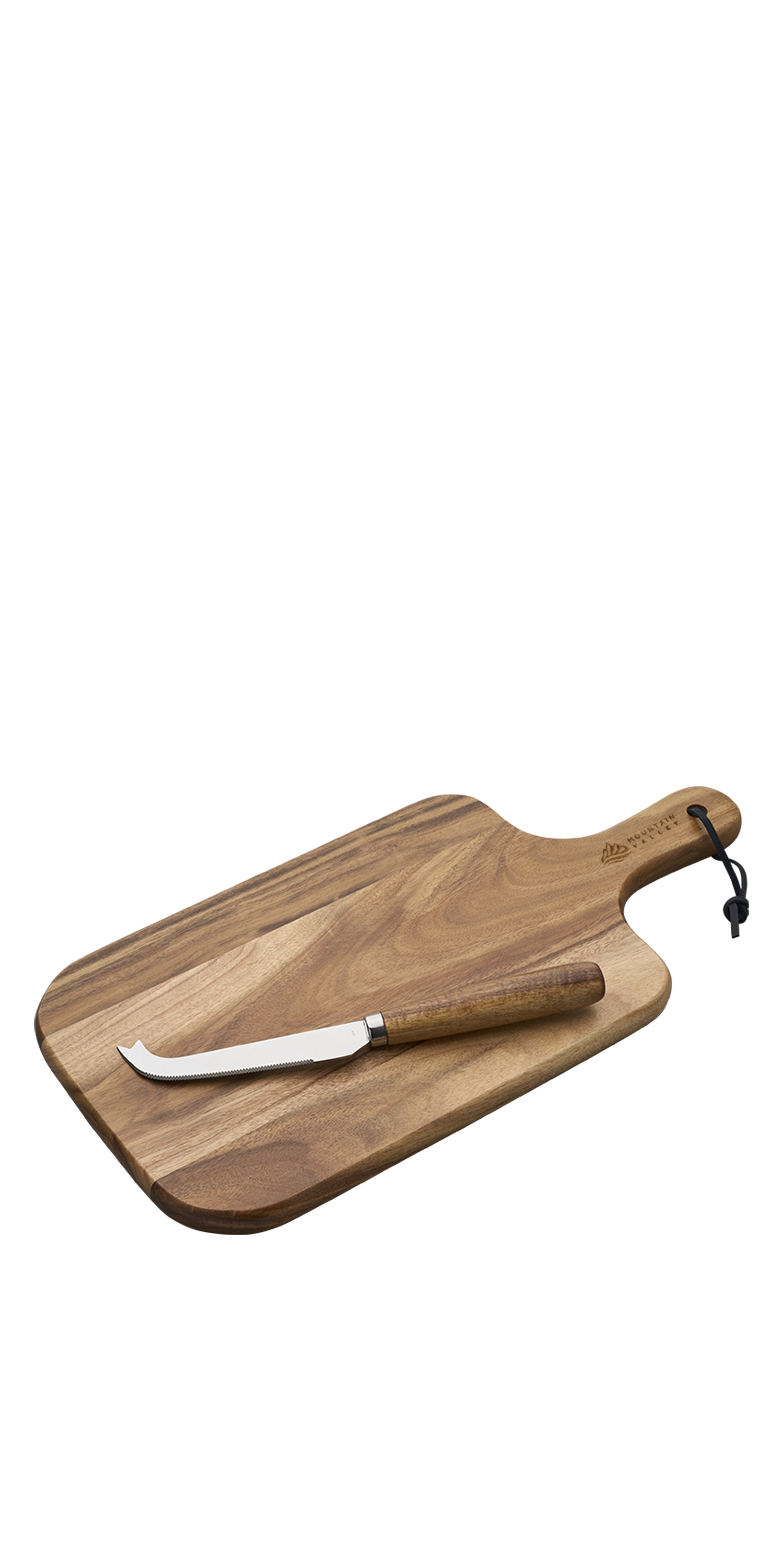 Niagara Cutlery™ Acacia Cheese Board Set 19