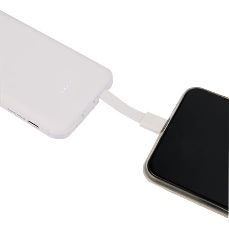 UL Listed 5,000 mAh Power Bank with Multi-Cables 20