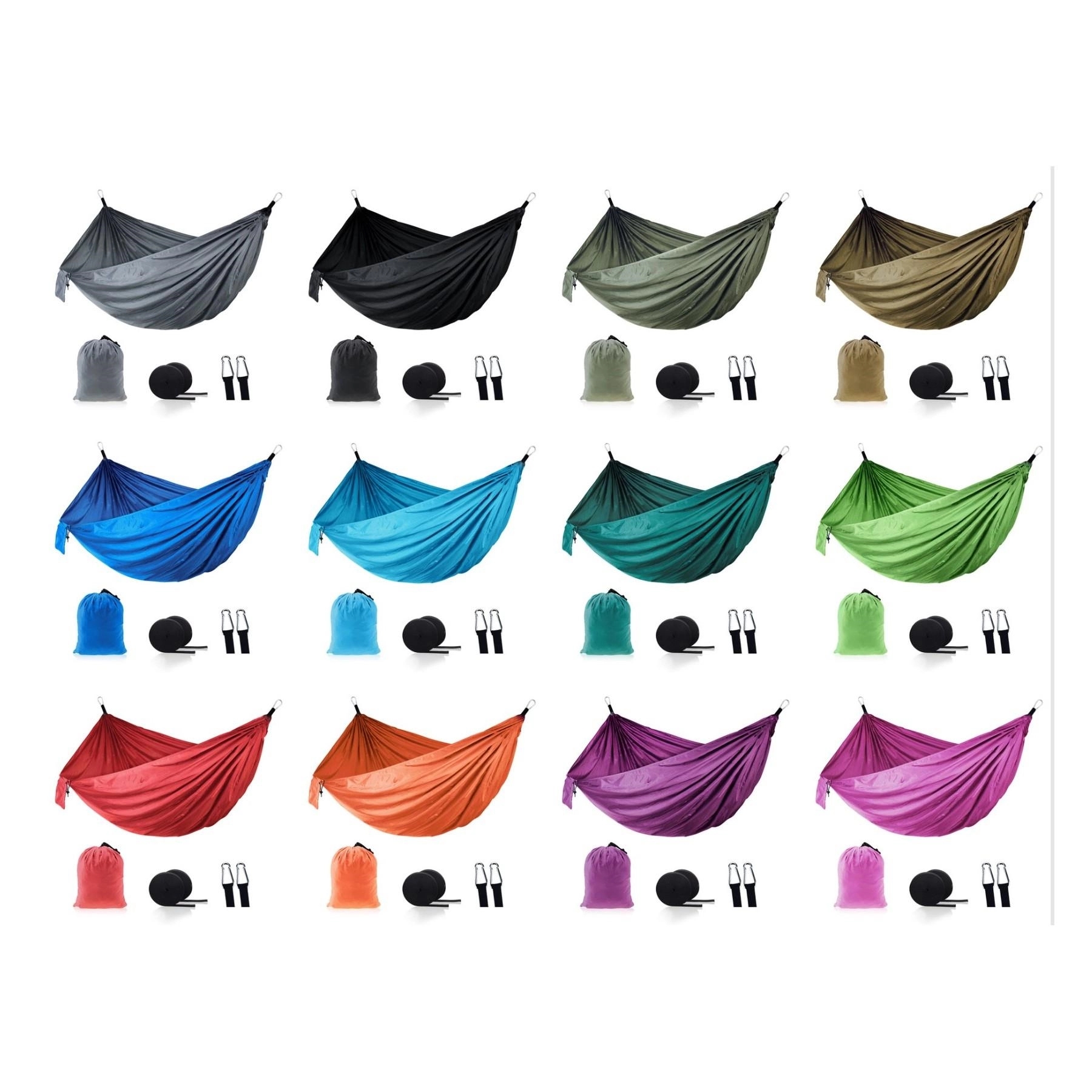 Outdoor Portable Lightweight Nylon Swing Bed Hammock 4