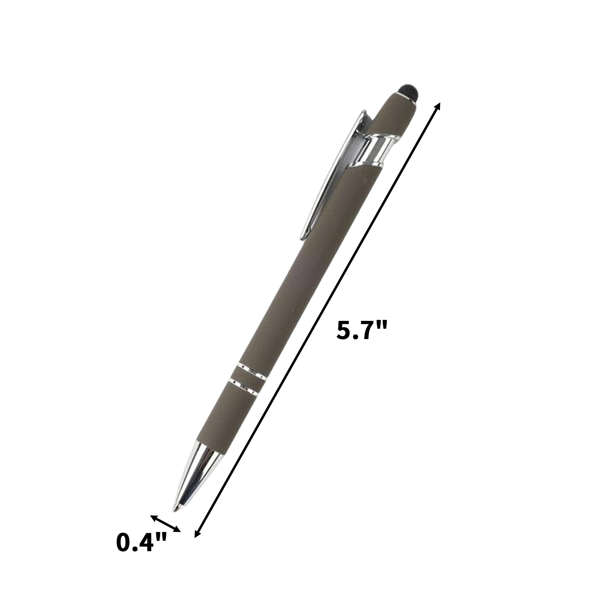 Two In One Stylus Ballpoint Pen Aluminum Barrel 5