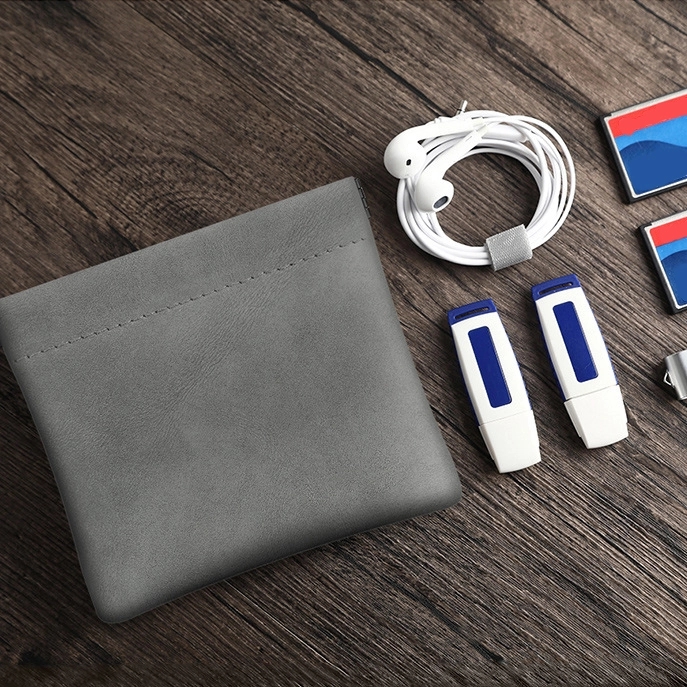 Cable Earbud Travel Organizer Pouch & Mini Flash Disk Bag 6