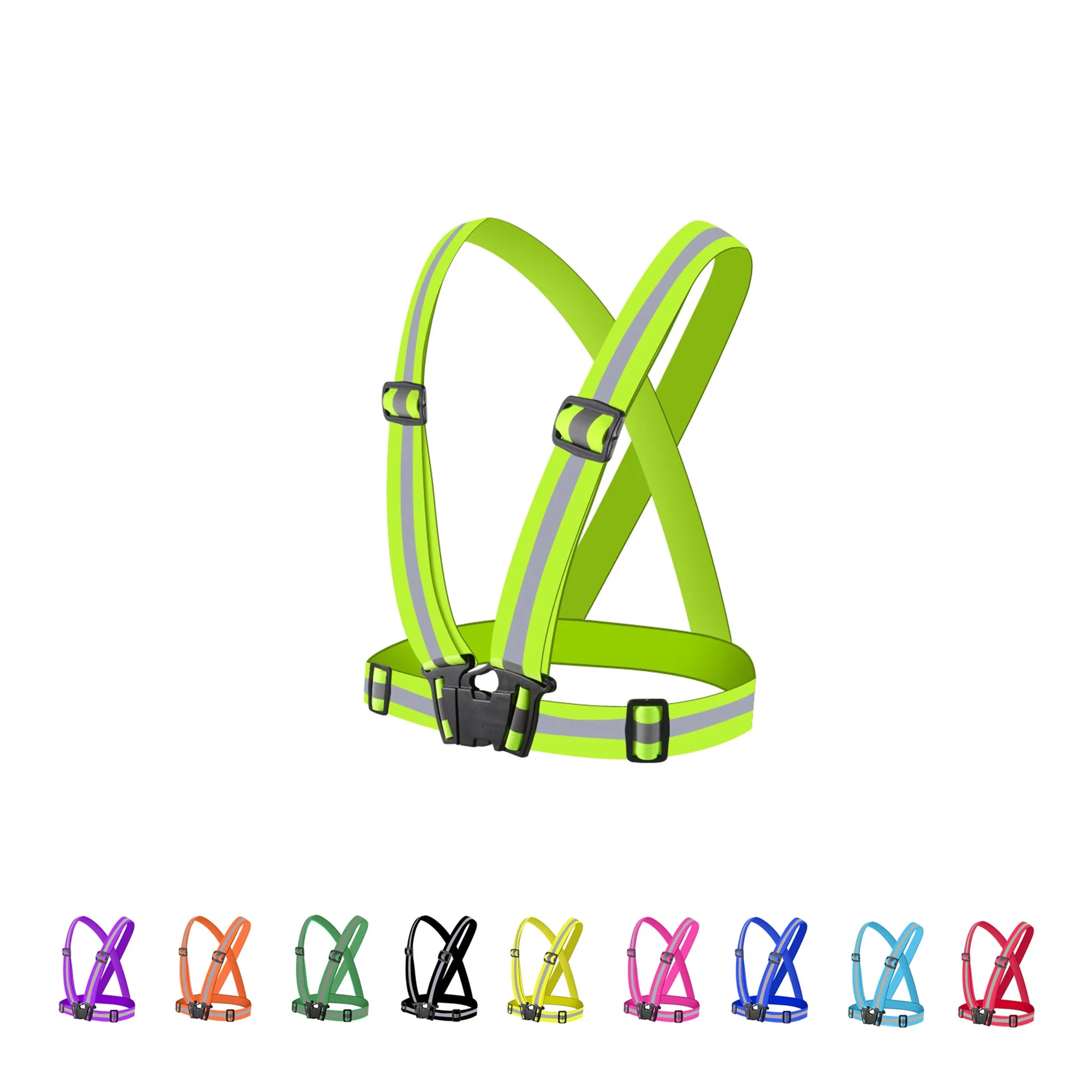 Simple Reflective Strap Traffic Safety Vest