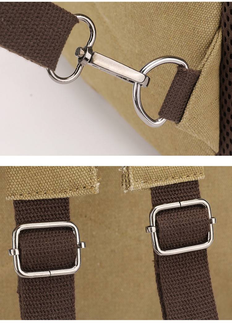 Canvas Cross-body Bag Anti-Theft For Women Men 15