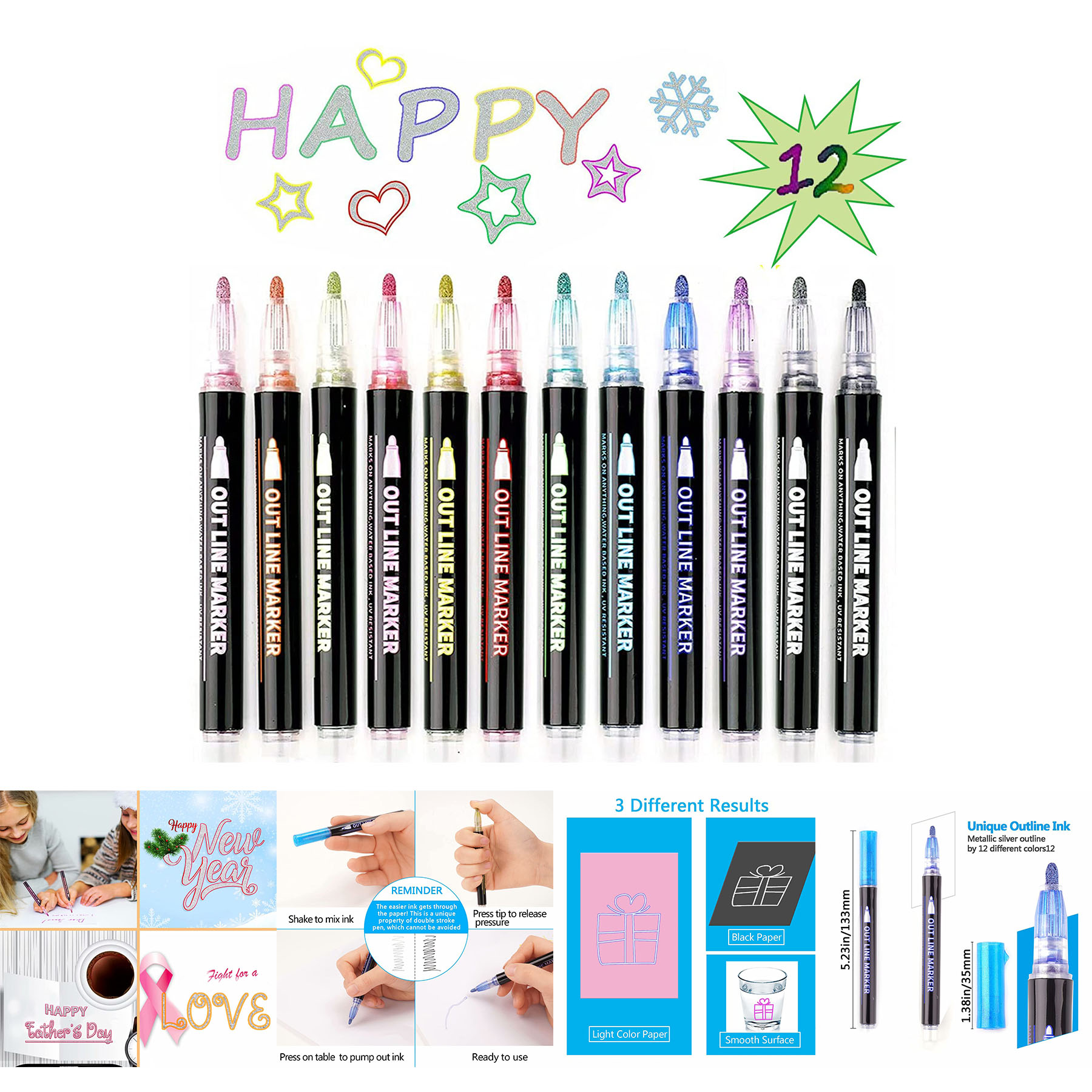 Super Squiggles Shimmer Pens 2