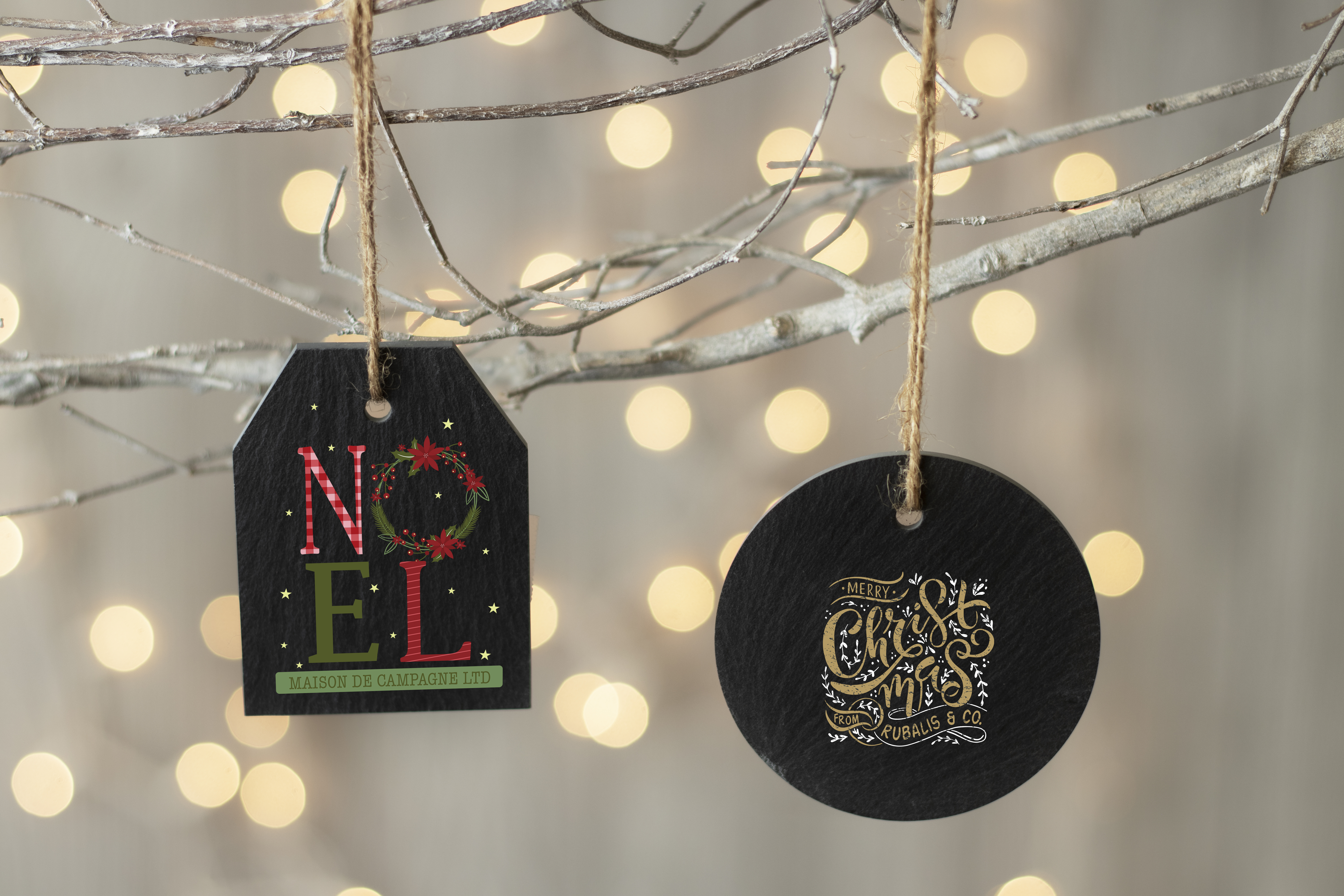 Slate Ornament 2