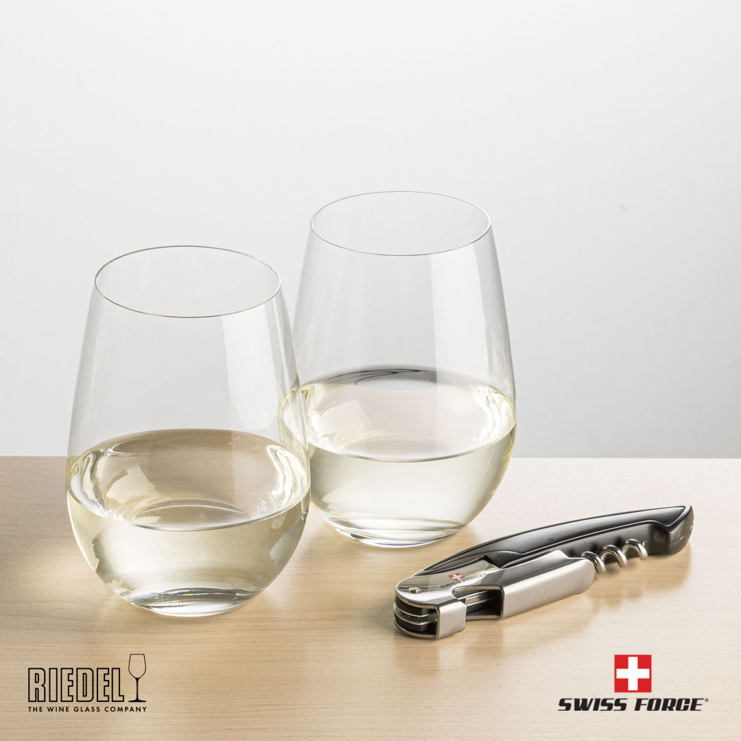 Swiss Force® Opener & RIEDEL Stemless Wine 11