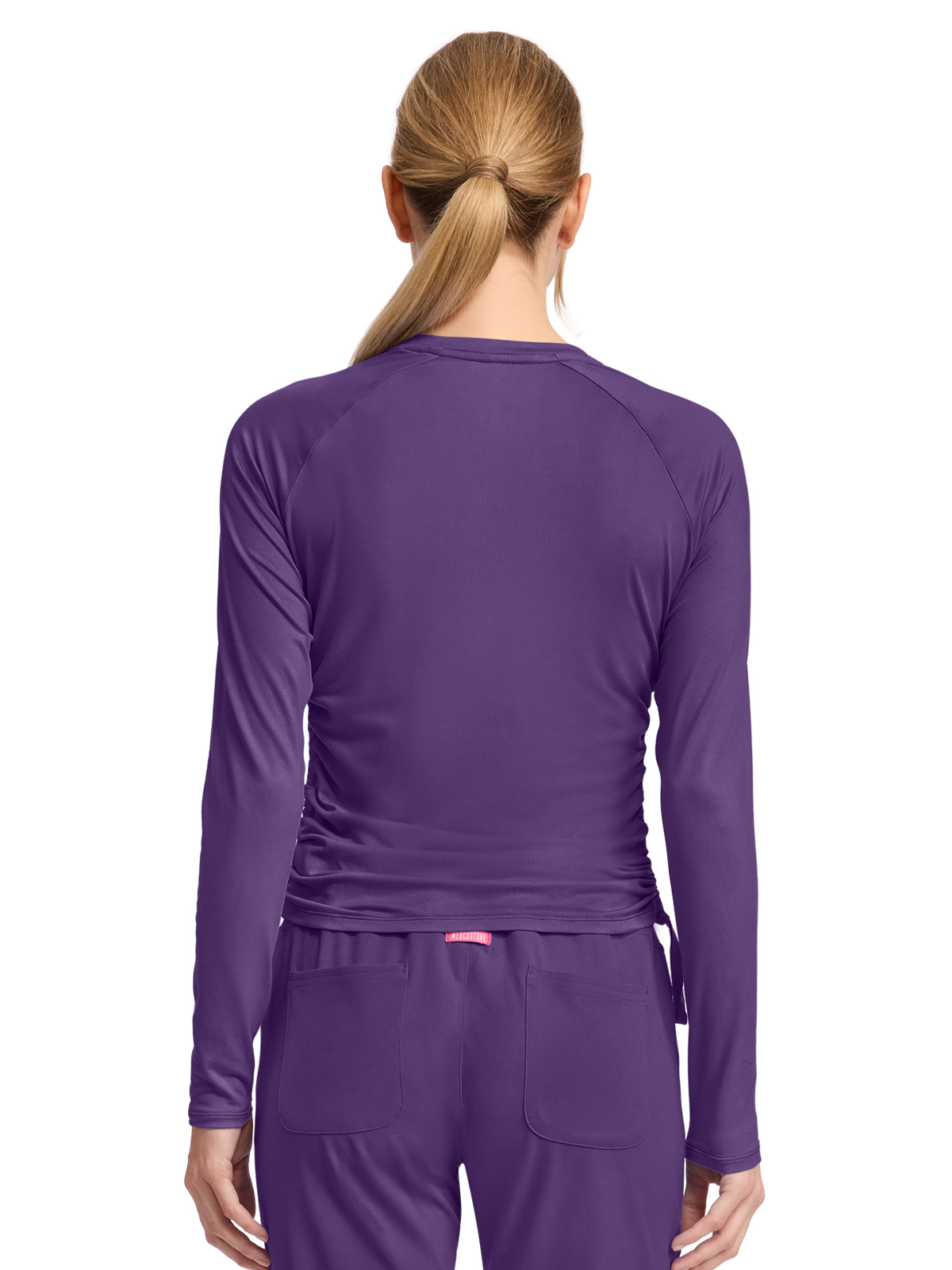 Med Couture - MC AMP - Women's Pocketless Long Sleeve Underscrub Shirt 19