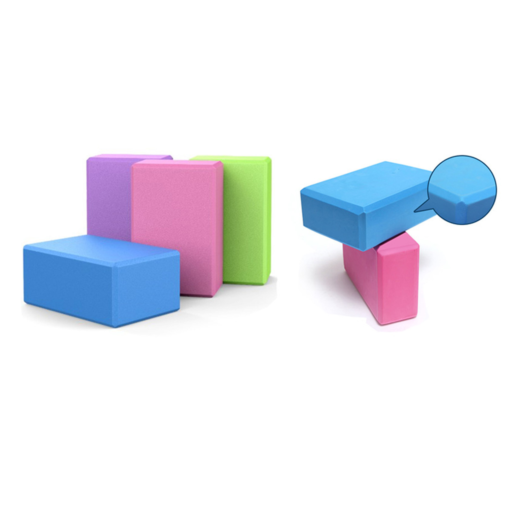 Yoga Blocks High Density EVA Foam Blocks 2