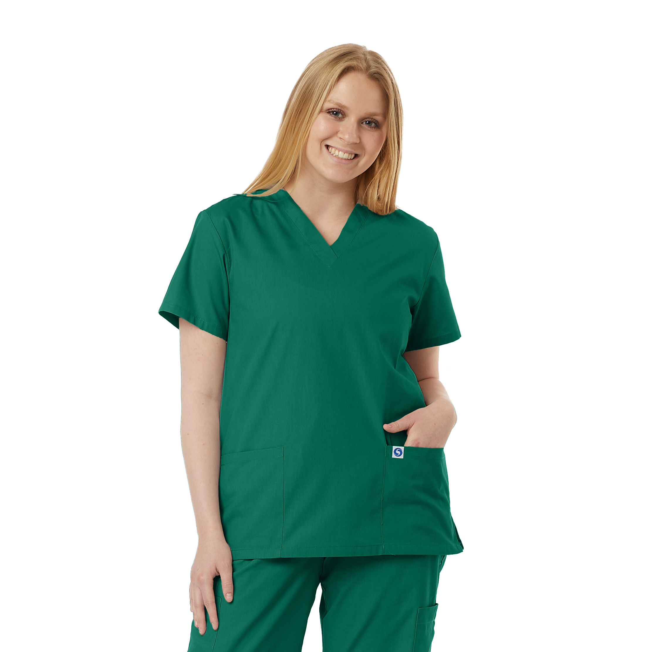 Unisex V-Neck Scrub Tunic 44