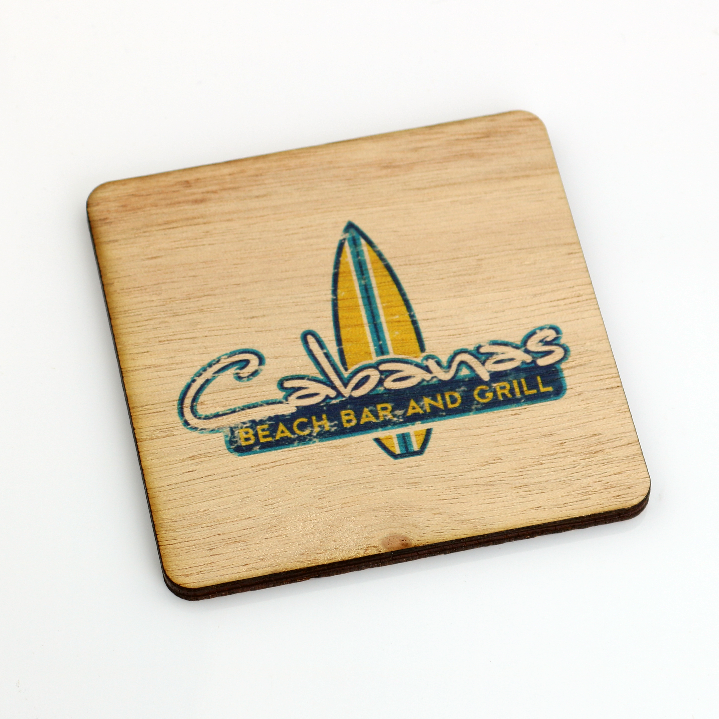 Square Wood Coasters with full color imprint 5