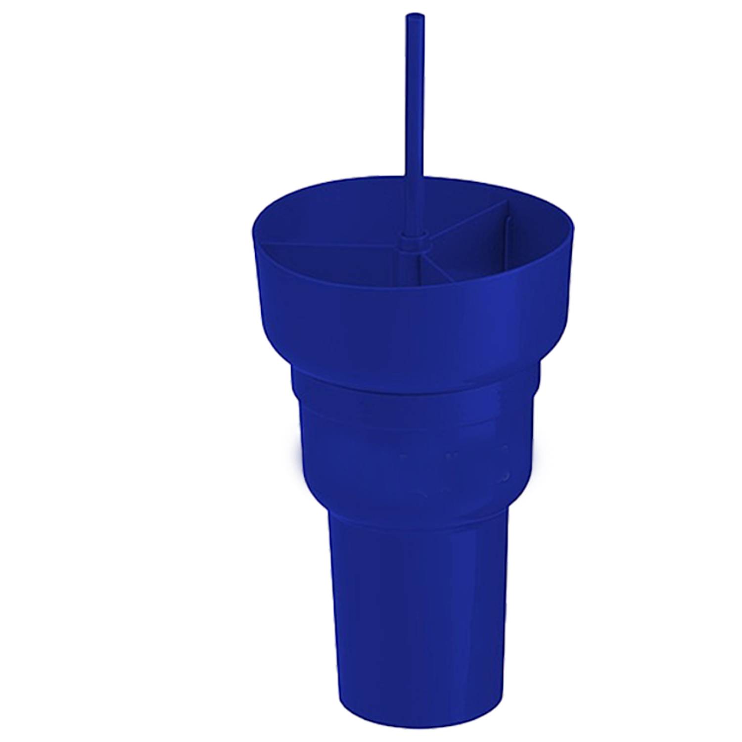 28 Oz Plastic Snack & Straw Cup 4