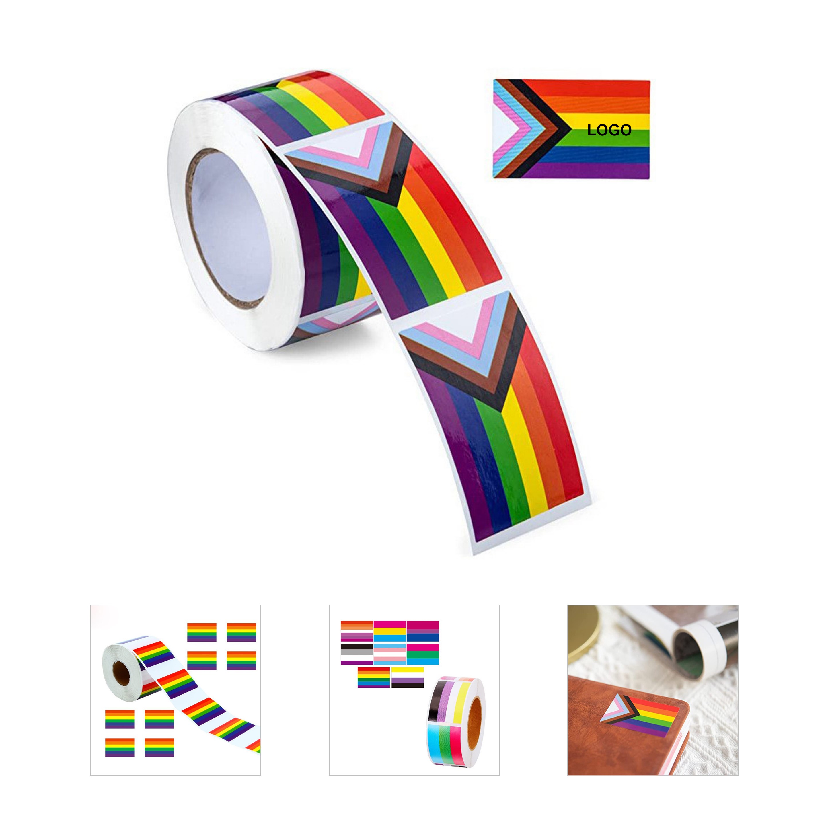 Rainbow Flag Sticker (direct import) 2