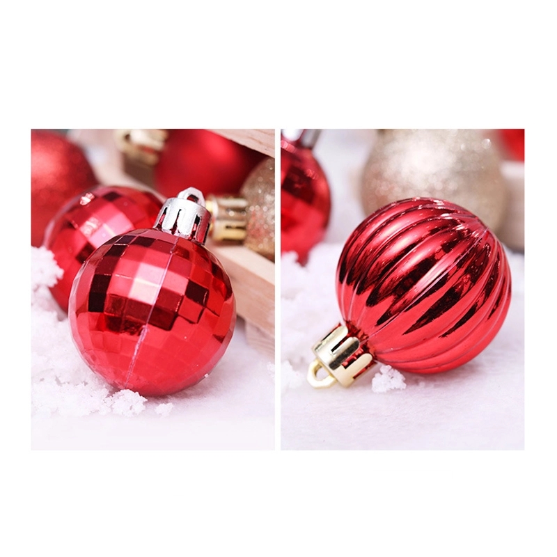 24Pcs Christmas balls set wedding Party ornaments 8