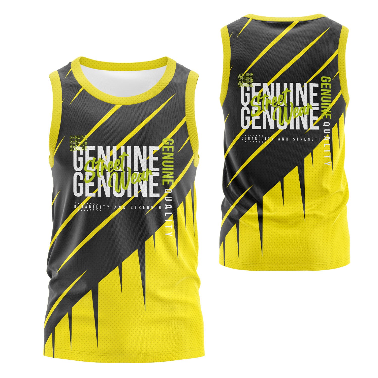 Youth 160 GSM Birdseye Mesh Sleeveless Breathable Tank Top 1