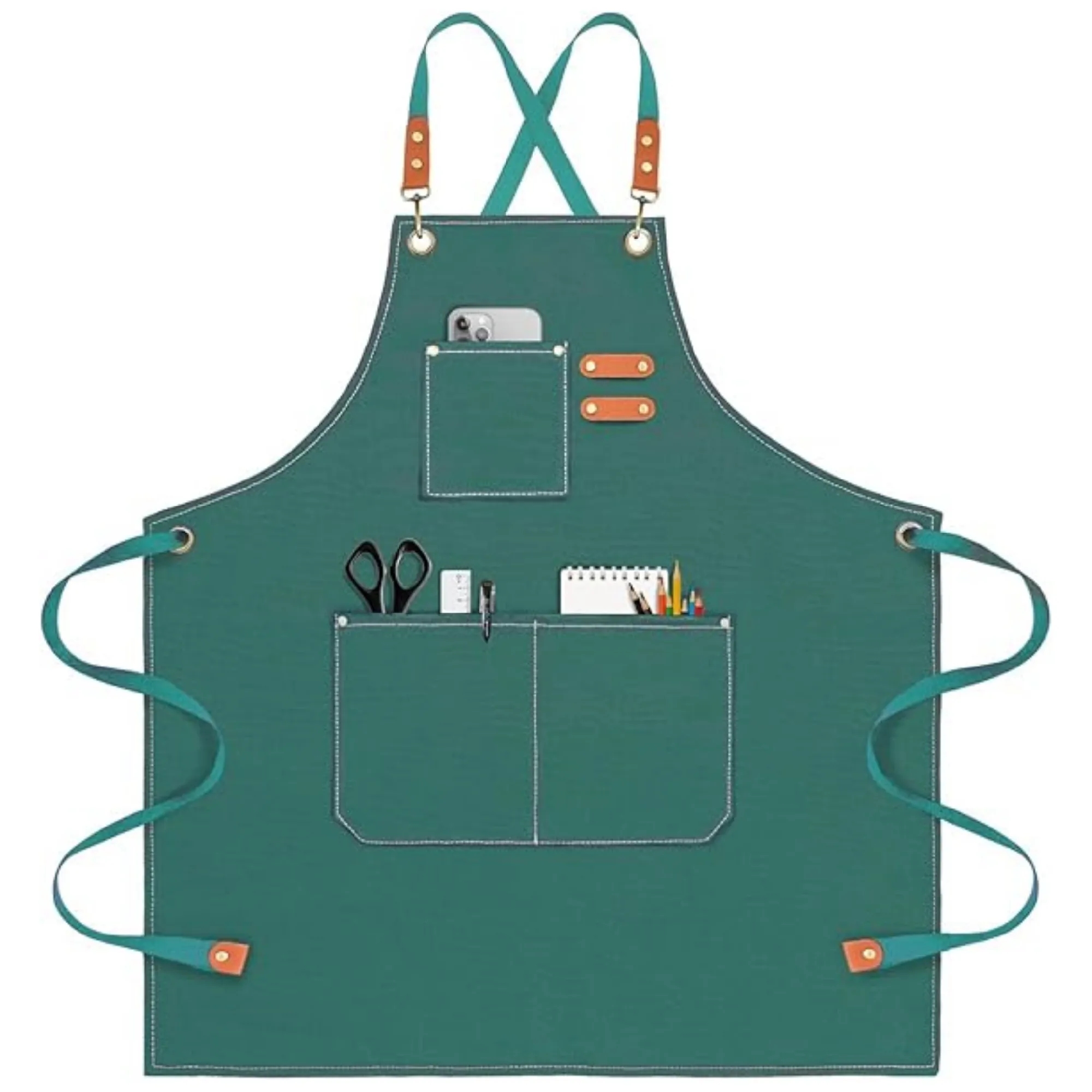 Heavyweight Canvas Cross-Back Apron 4