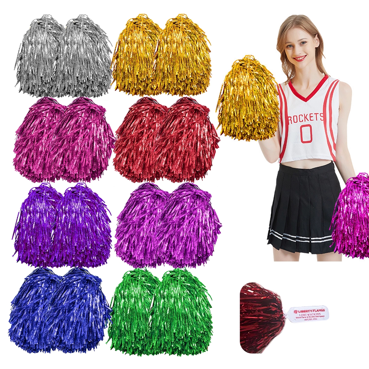 Cheerleading Pom-Poms 2