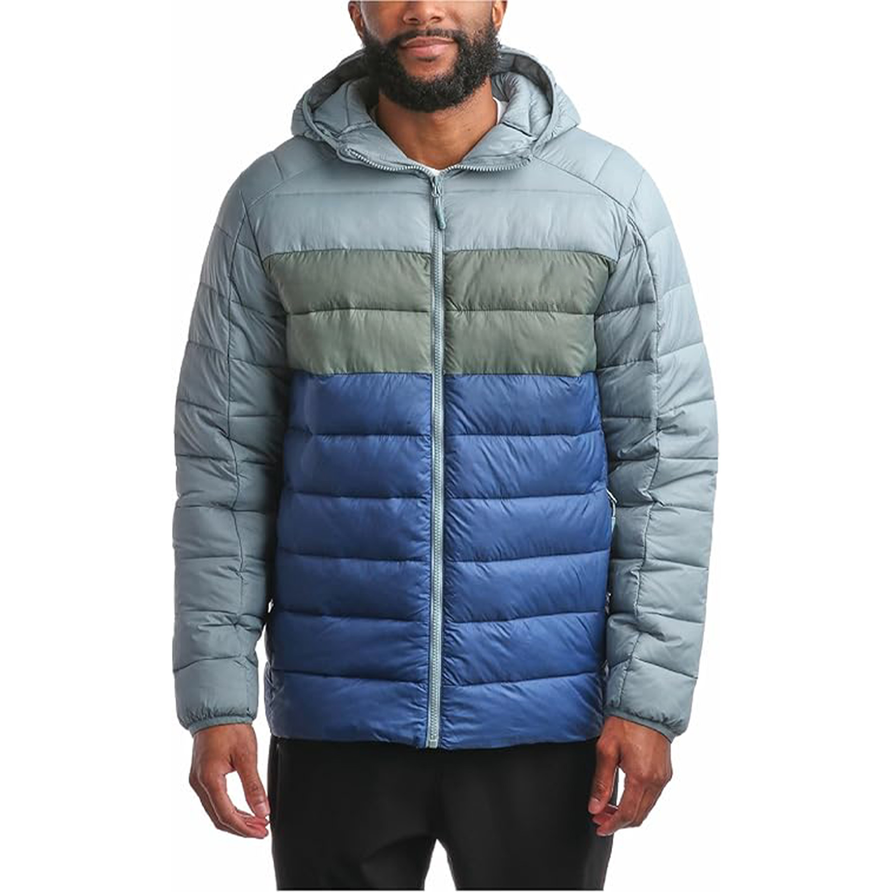 Warm Hooded Quilted Down Jacket 15