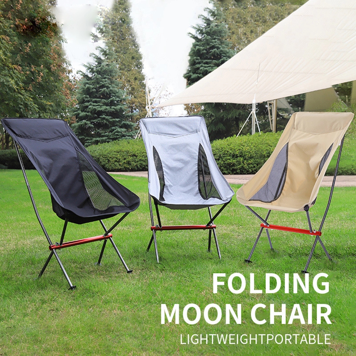 Outsoorable Folding Beach Chair With Travel Bag 9