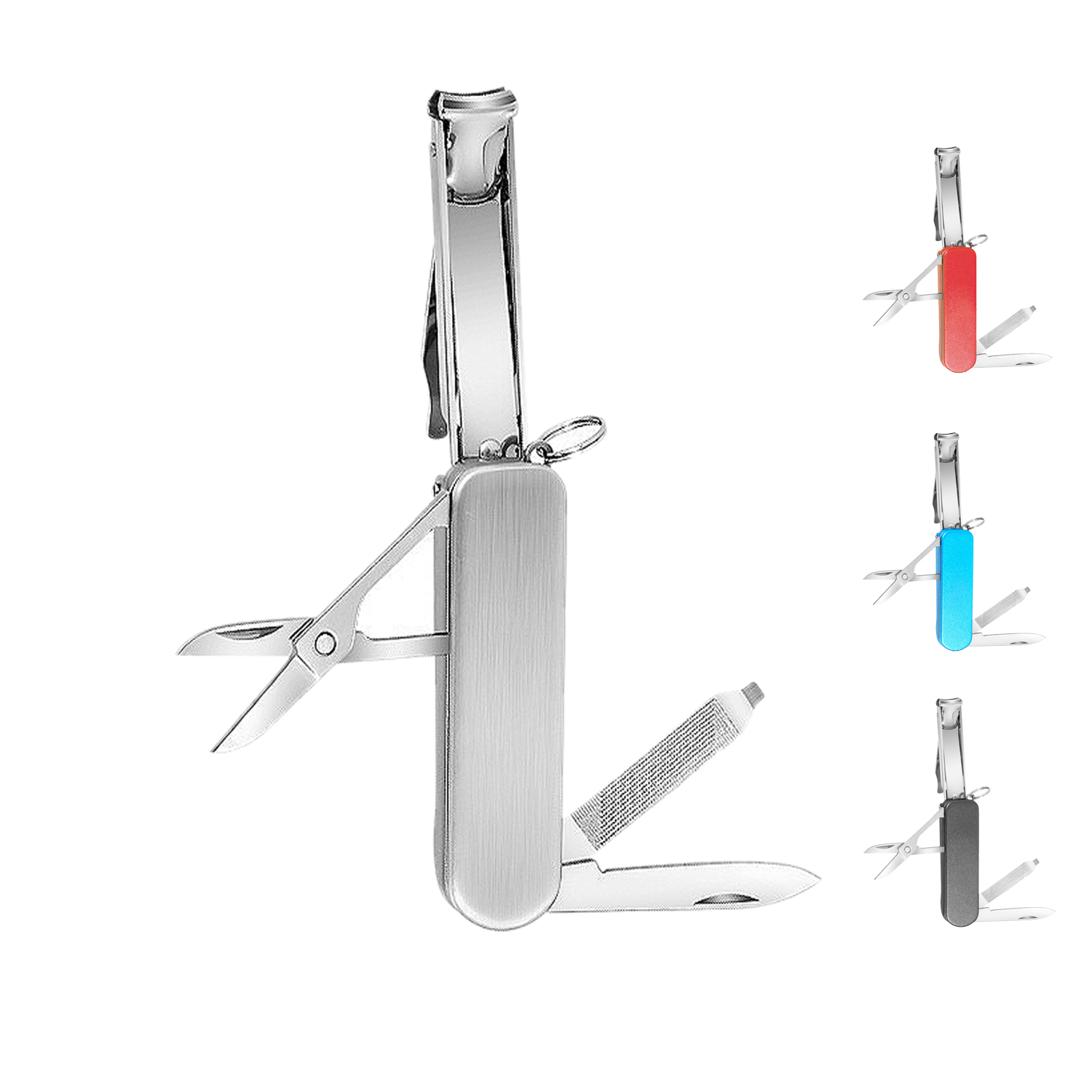 Foldable Multifunction Nail Clipper Keychain 5