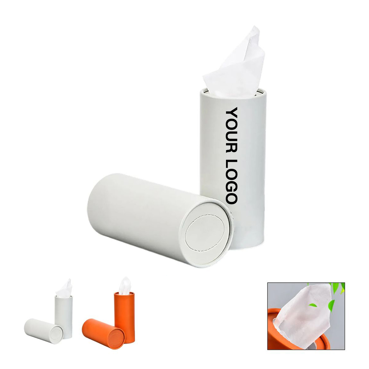 Car Tissue Dispenser Holder Round Shape Durable 3