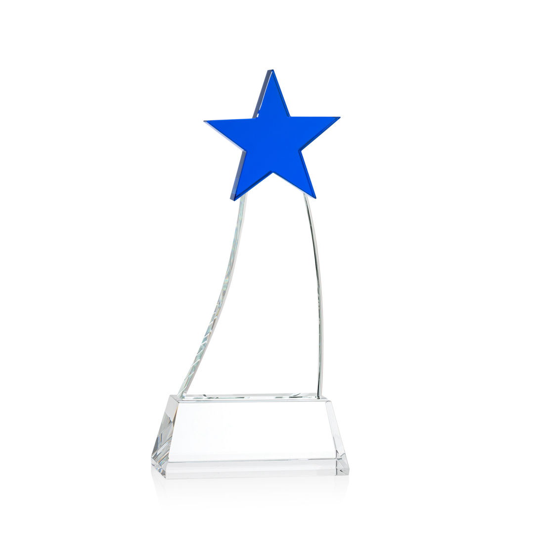 Manolita VividPrint™ Award - Blue/Clear 3