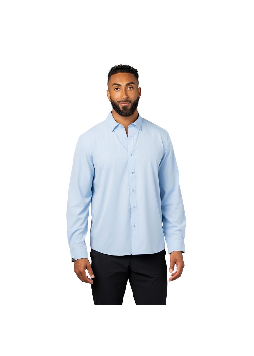 Storm Creek Men's Influencer 4-Way Stretch Solid Woven Shirt