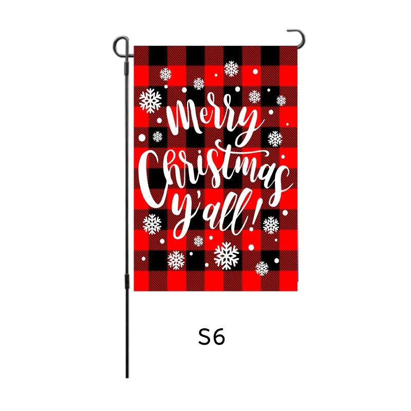 Home Decorative Merry Christmas Garden Flag 8