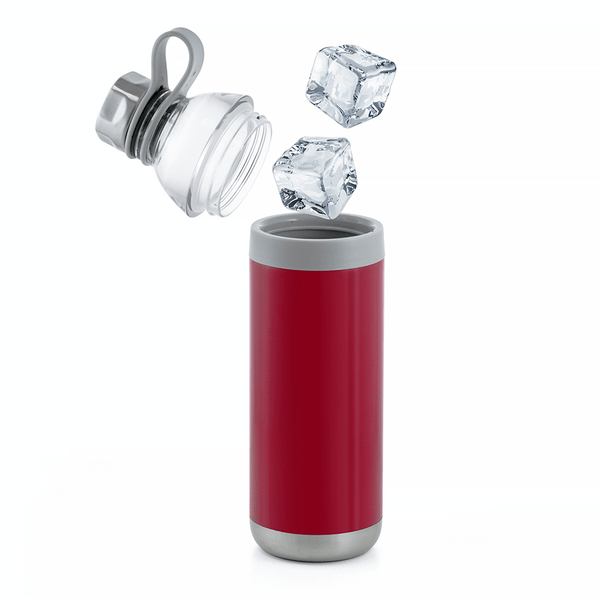 Dual Opening Stainless Steel Water Bottle - 20 Oz., custom water bottle with logo imprint 56