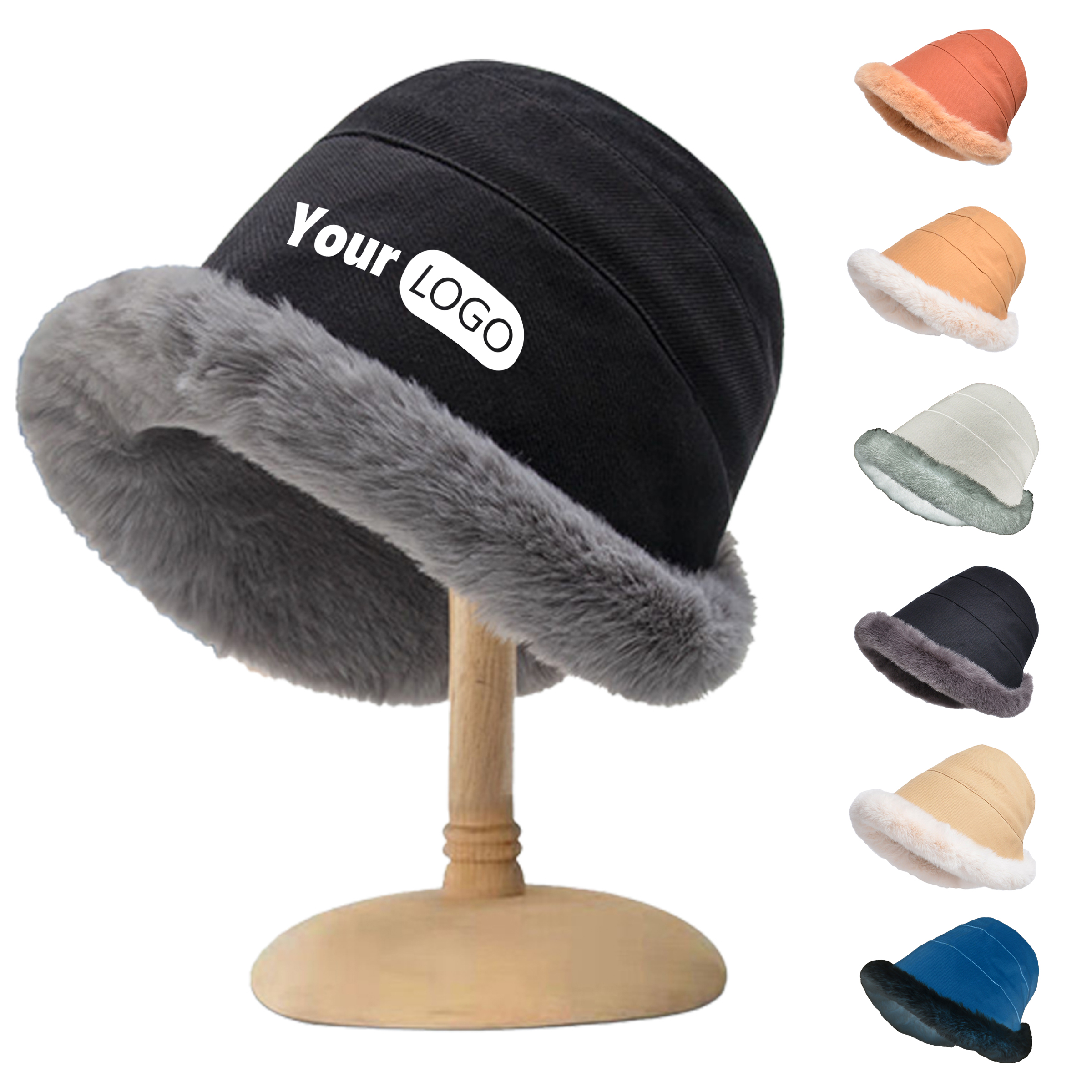 Cotton Cozy Velvet Fisherman Hat With Ear Protection 5