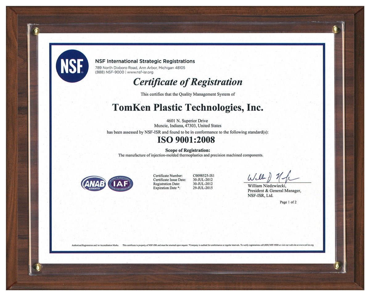 Certificate Plaque 2