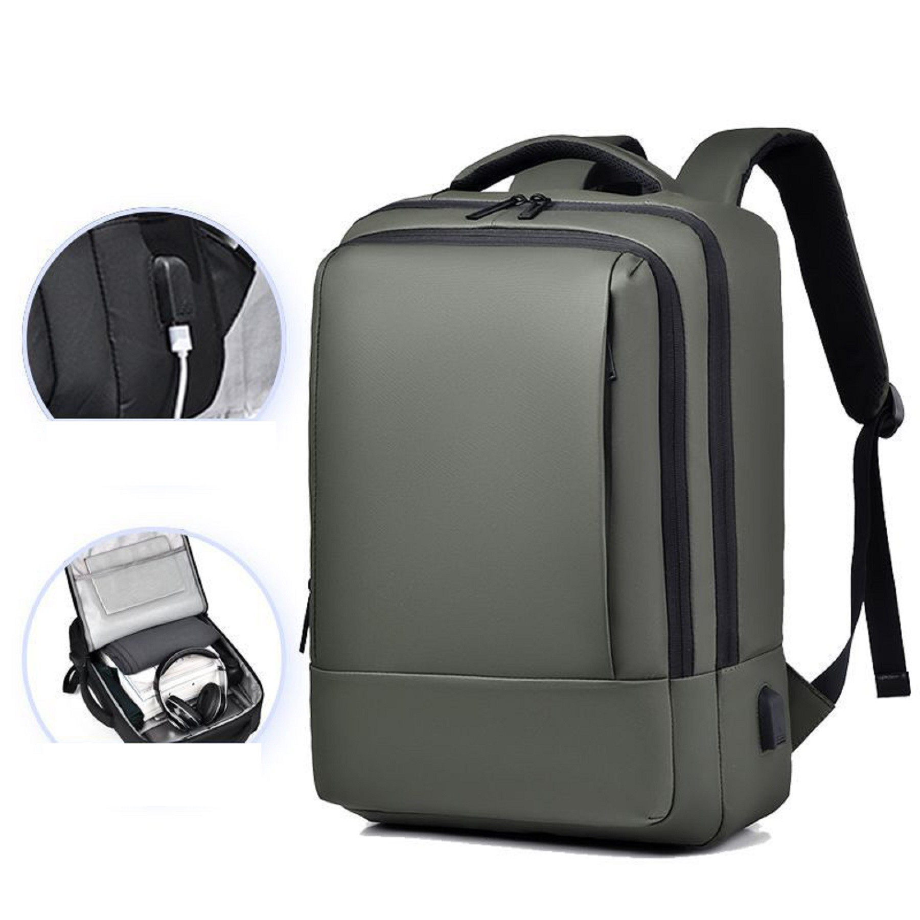 Men's Business Waterproof 35L Large Capacity Backpack 1
