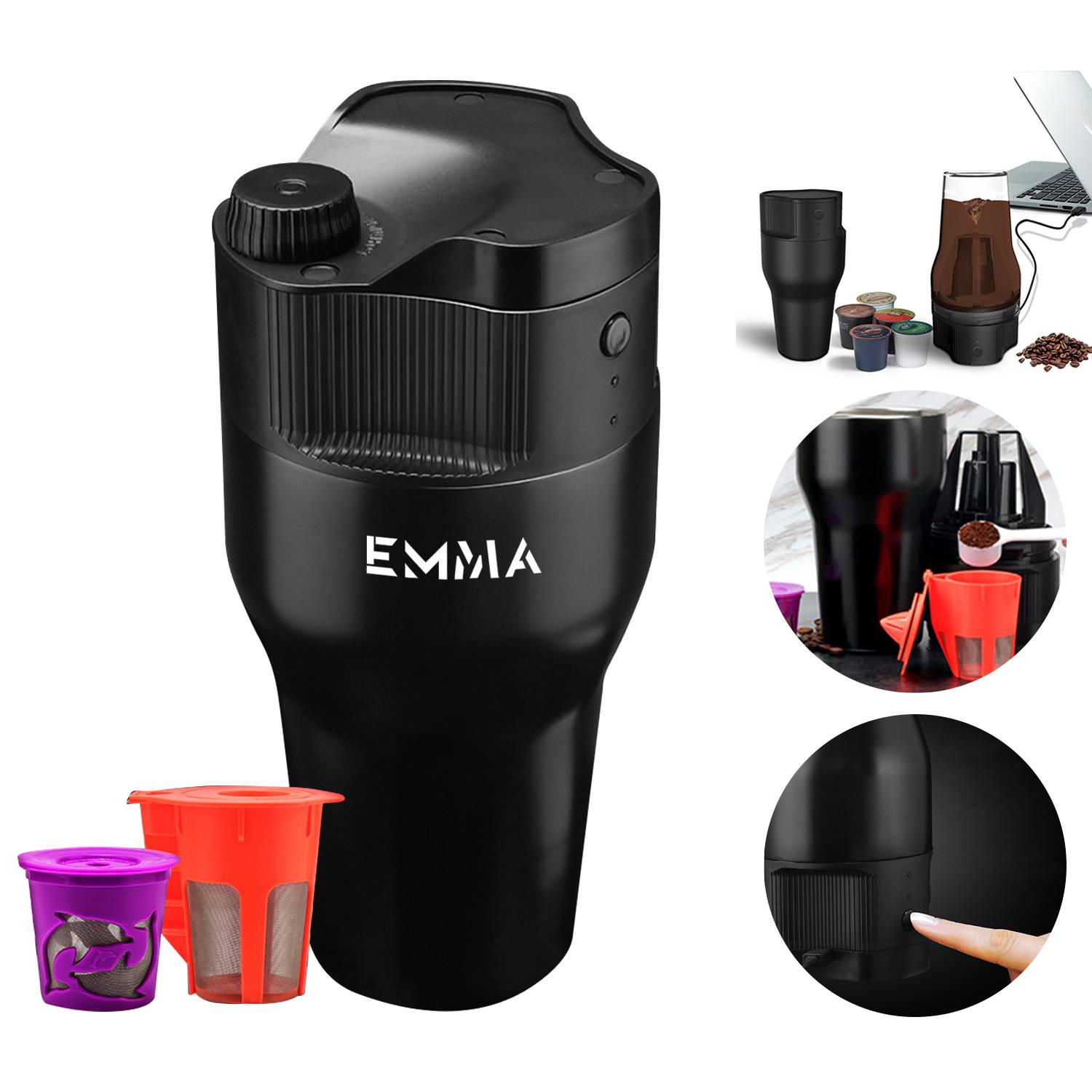 Automatic Portable Coffee Machine 500ml / 17oz USB Charging 1