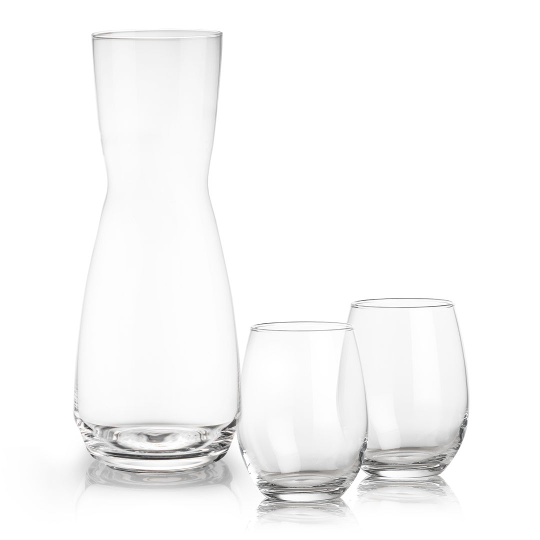 Mason Carafe & Stanford Stemless Wine 5