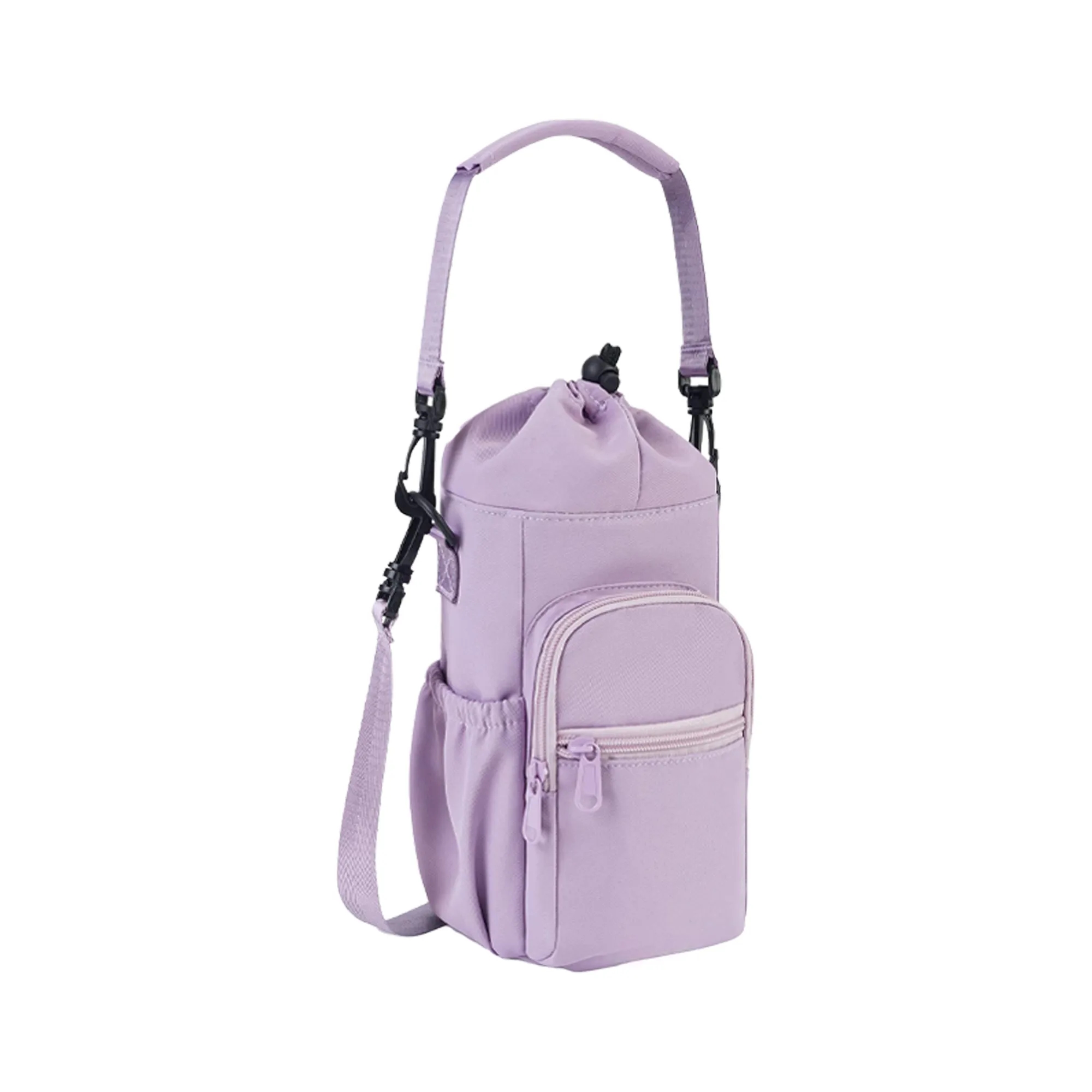 Convertible Single-Shoulder Insulated Bag with Bottle Holder 5