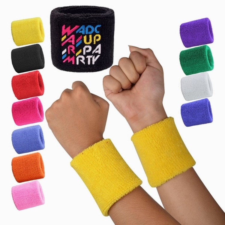 Terry Cloth Sweat Wristband 2