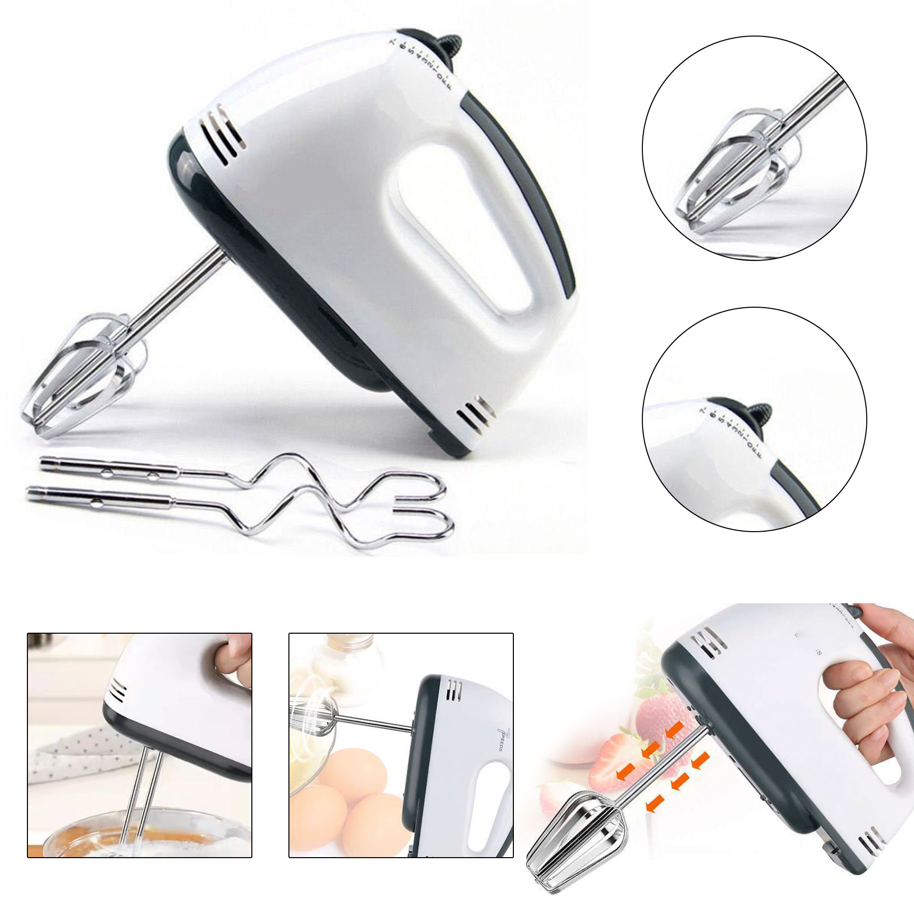 Automatic Mini Egg Beater  1