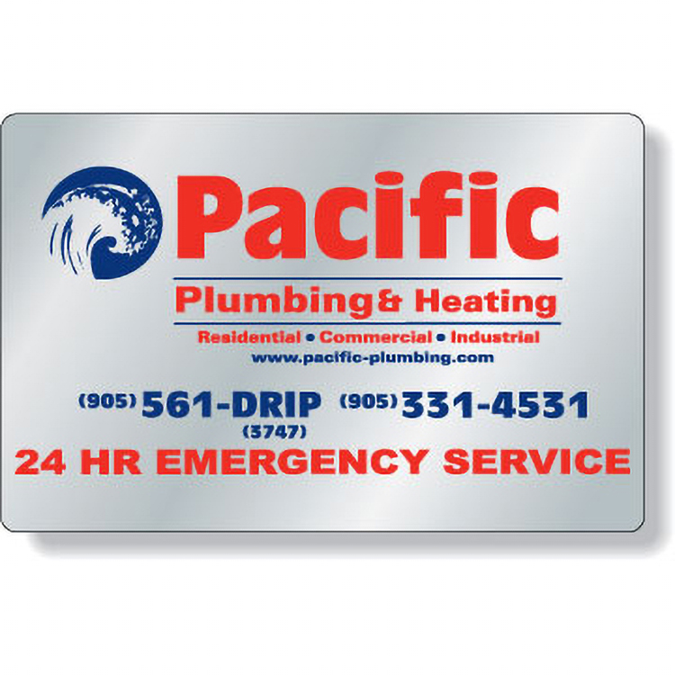 Bright Silver Foil Paper Roll Labels Stock Rectangle (3.25"x5")