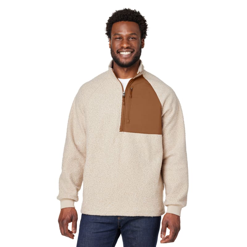 North End Men's Aura Sweater Fleece Quarter-Zip 19