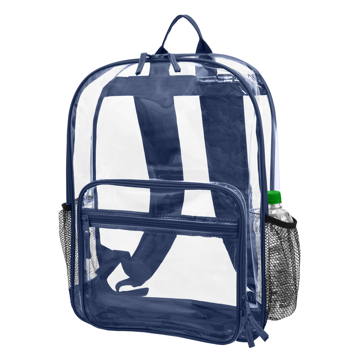 18" Heavy Duty Multi-Function Clear Backpack 7