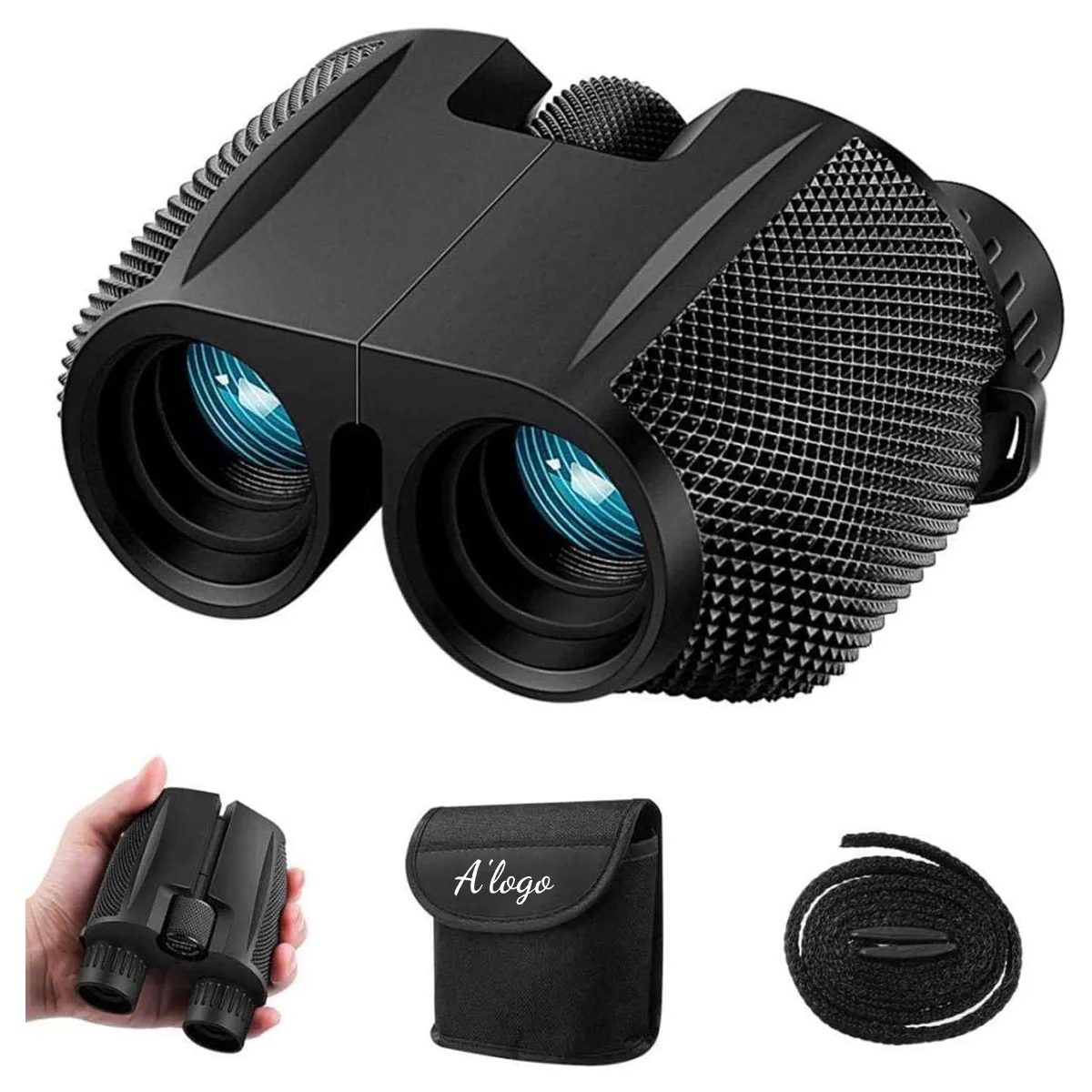10x25 Compact Binoculars with  carry bag 1