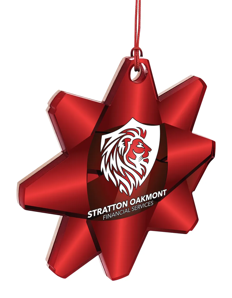 Full Color Acrylic Ornament Custom Shape