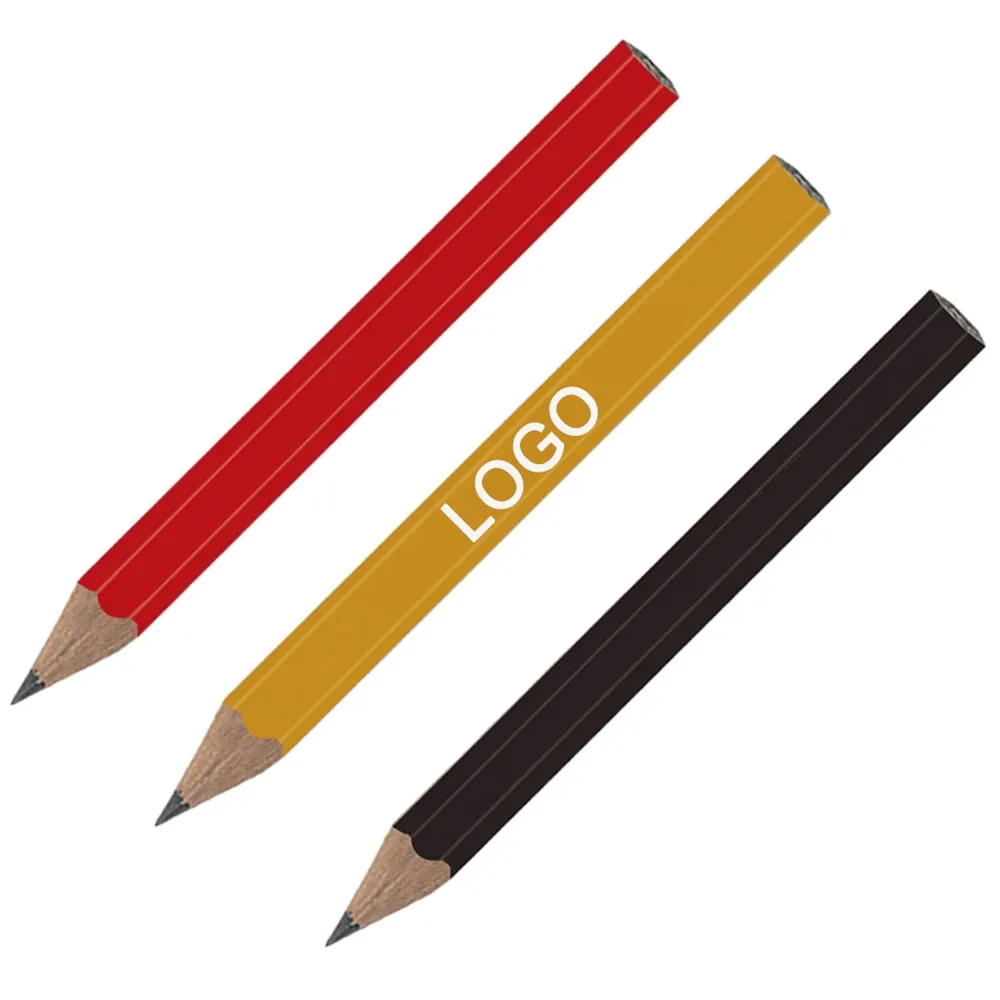 Hex Shape Wooden Golf Pencil 2