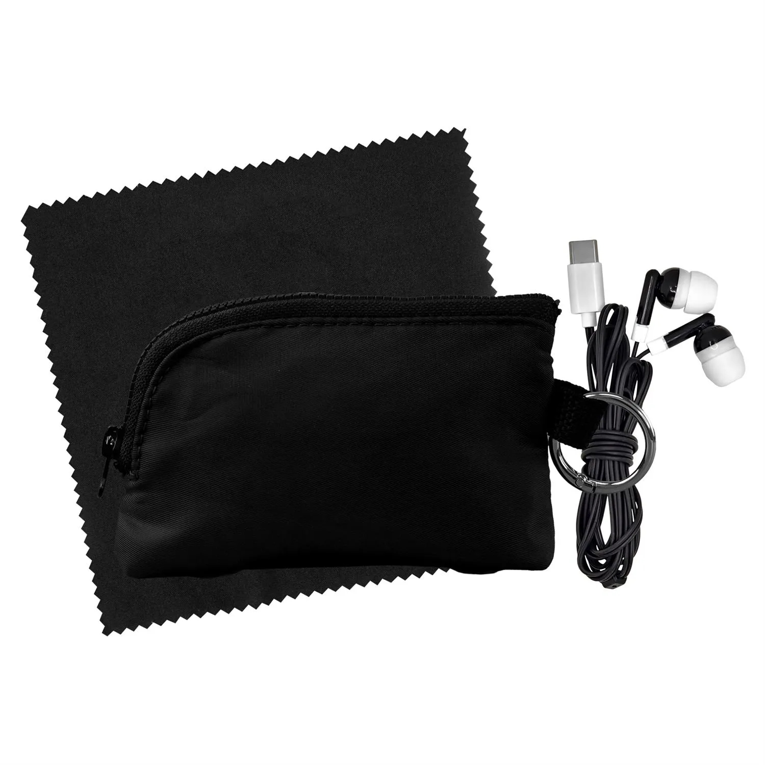 Zip Around Cloth & Ear Bud Kit 9