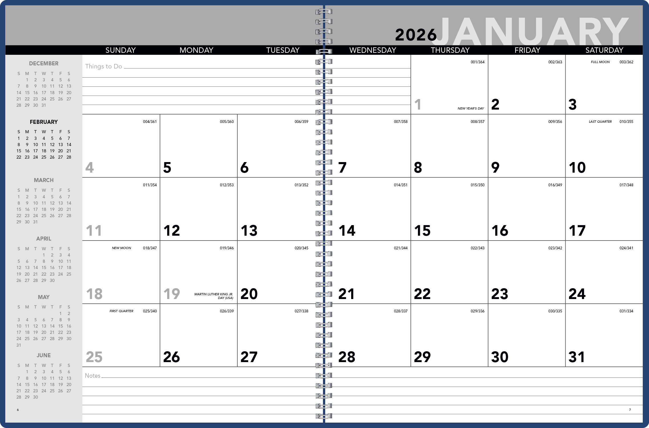 Triumph® Calendars Monthly Planner 31