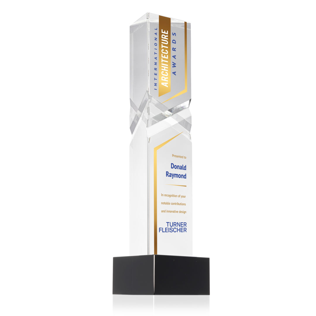 Oakham VividPrint™ Award on Hancock Base - Black 22