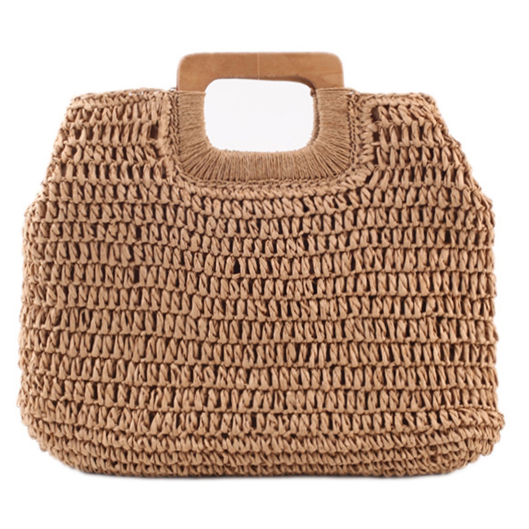 Straw Tote Bag, custom tote bag with logo imprint 2