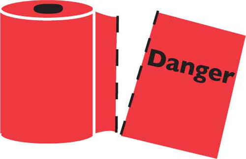 3 mil Polypropylene Danger Flags for the Do-it-Yourselfer