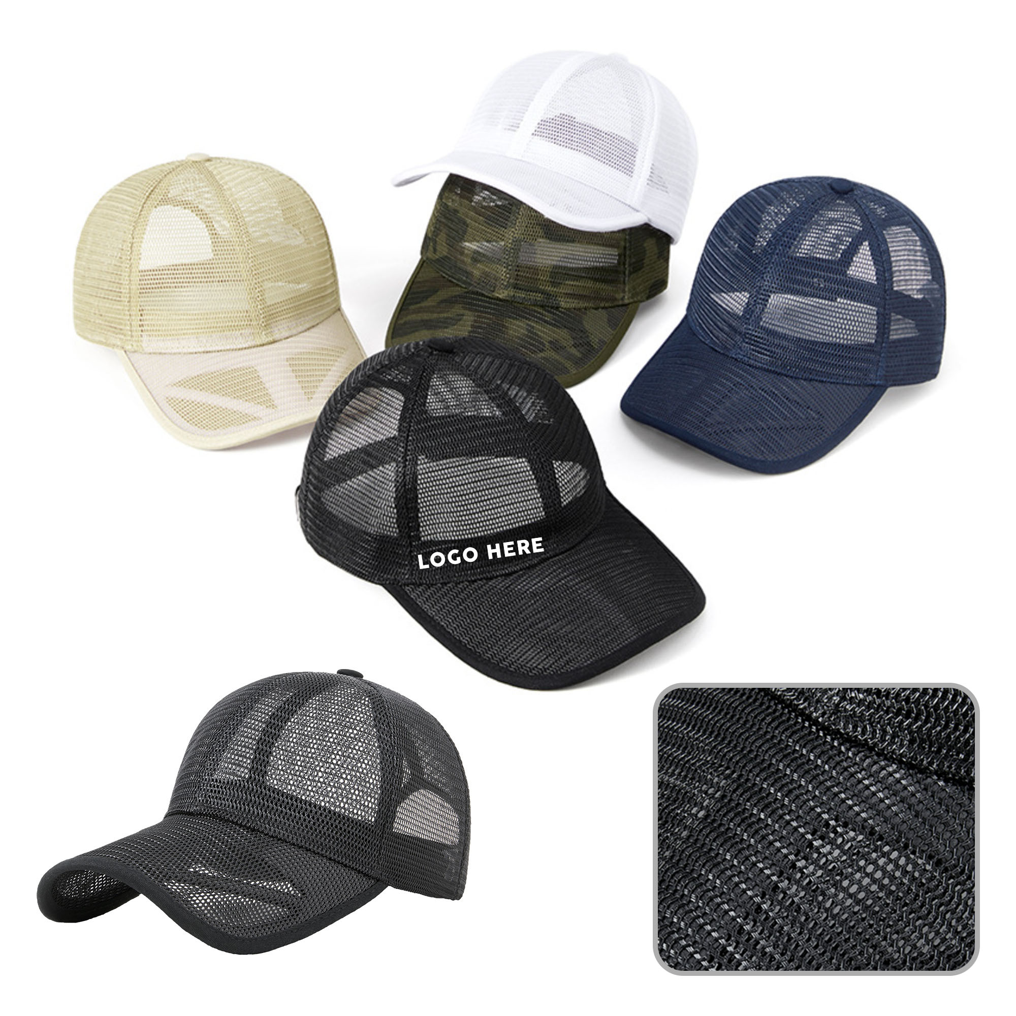 Breathable Mesh Baseball Cap 1